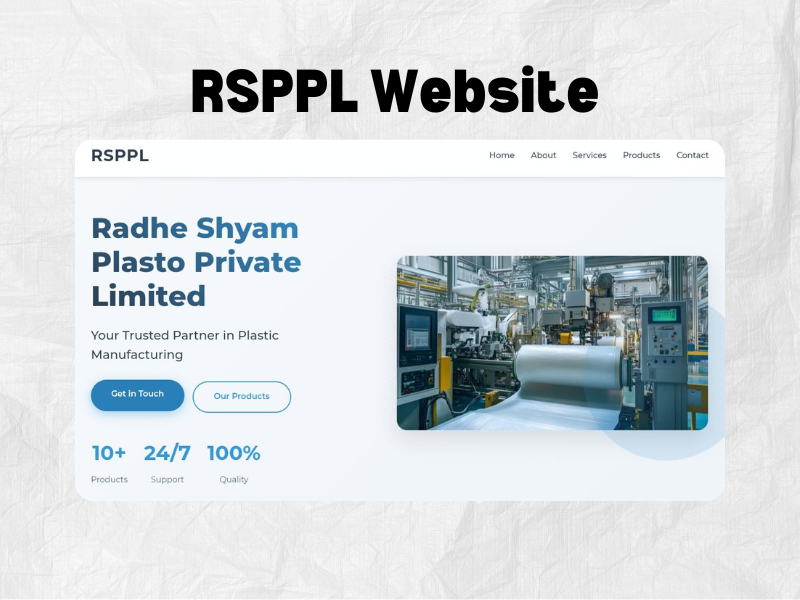 Plastic Company Website